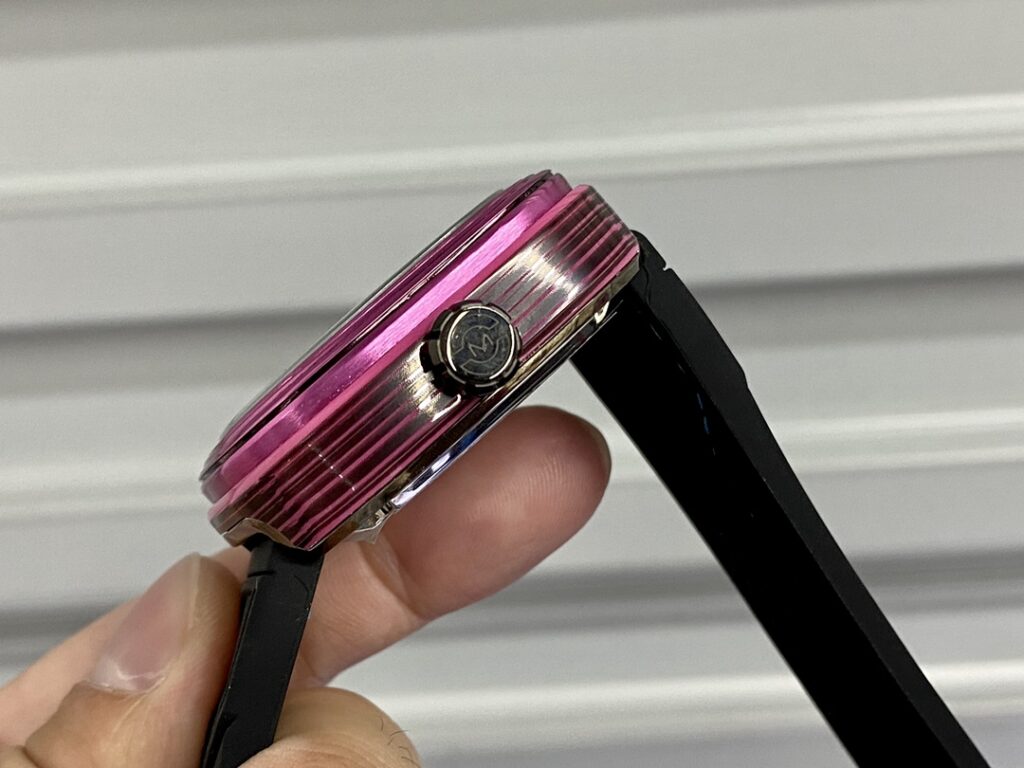 Đồng Hồ SevenFriday M3-04 Pinky Replica Cao Cấp Dây Cao Su