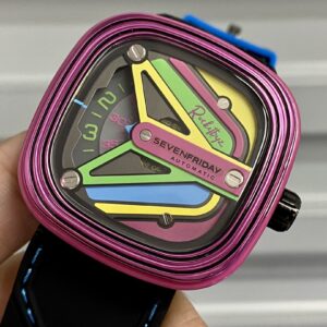 Đồng Hồ SevenFriday M3-04 Pinky Replica Cao Cấp Dây Cao Su