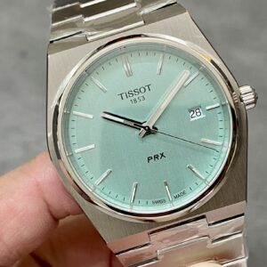 Đồng Hồ Tissot PRX Replica Mặt Số Xanh Tiffany Máy Pin Thụy Sỹ (8)