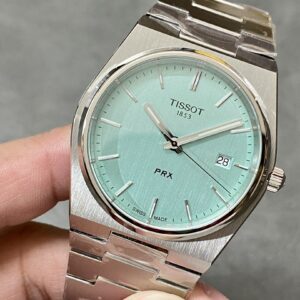 Đồng Hồ Tissot PRX Replica Mặt Số Xanh Tiffany Máy Pin Thụy Sỹ (8)