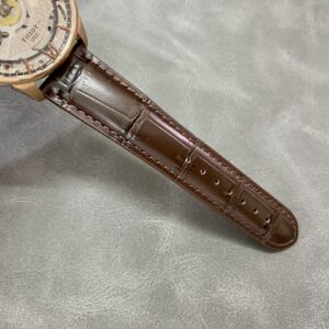 Đồng Hồ Tissot T099 Boutique Duruer Skeleton Replica 1:1 Nam Dây Da 42mm