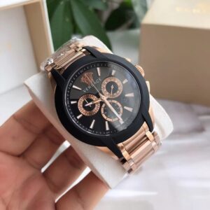 Đồng Hồ Versace Character Chronograph Rose Gold Nam Siêu Cấp 43mm (1)