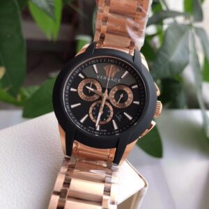 Đồng Hồ Versace Character Chronograph Rose Gold Nam Siêu Cấp 43mm (1)