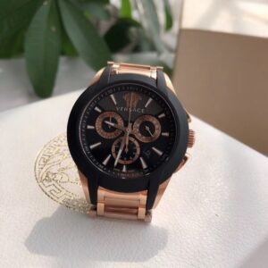 Đồng Hồ Versace Character Chronograph Rose Gold Nam Siêu Cấp 43mm (1)