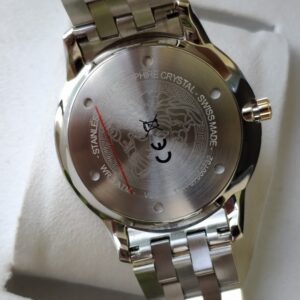 Đồng Hồ Versace GMT Mặt Xanh Lá Cây Nam Dây Kim Loại Like Auth 42mm (9)