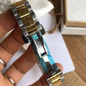 Đồng Hồ Versace Siêu Cấp Nam Nữ Mặt Chocolate Dây Kim Loại (3)