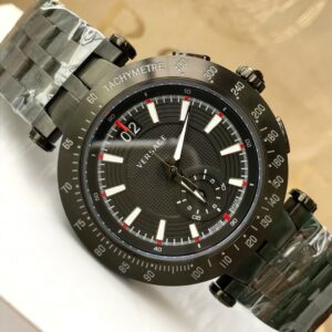 Đồng Hồ Versace V-Race Màu Đen Siêu Cấp Nam Dây Kim Loại 42mm (1)