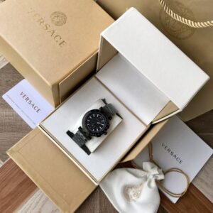 Đồng Hồ Versace V-Race Màu Đen Siêu Cấp Nam Dây Kim Loại 42mm (1)