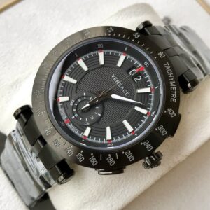 Đồng Hồ Versace V-Race Màu Đen Siêu Cấp Nam Dây Kim Loại 42mm (1)