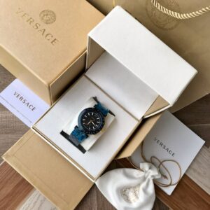 Đồng Hồ Versace V-Race Nam Siêu Cấp Dây Kim Loại Mạ Vàng 42mm (9)