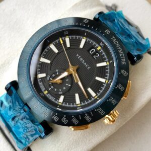 Đồng Hồ Versace V-Race Nam Siêu Cấp Dây Kim Loại Mạ Vàng 42mm (9)
