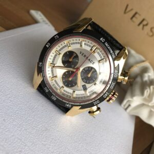 Đồng Hồ Versace V-Ray Chronograph Nam Dây Da Like Auth 43mm (1)