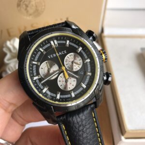 Đồng Hồ Versace V-Ray Chronograph Nam Màu Đen Siêu Cấp 43mm (9)