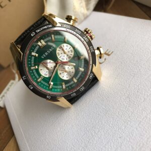 Đồng Hồ Versace V-Ray Chronograph Nam Siêu Cấp Mặt Xanh Lá (1)