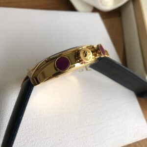 Đồng Hồ Versace V-Ray Chronograph Vỏ Vàng Gold Like Auth 43mm (6)