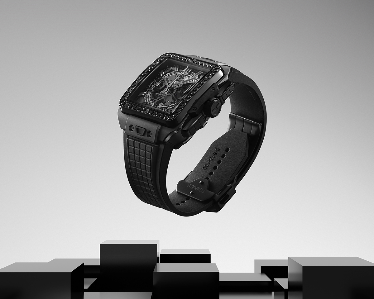 Hublot Ra Mắt Square Bang Unico All Black Diamonds 42mm Sự Kết Hợp Hoàn Hảo