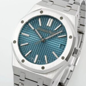 Đồng Hồ Audemars Piguet Royal Oak 15510ST 50th Mặt Xanh Băng IP Factory 41mm (4)