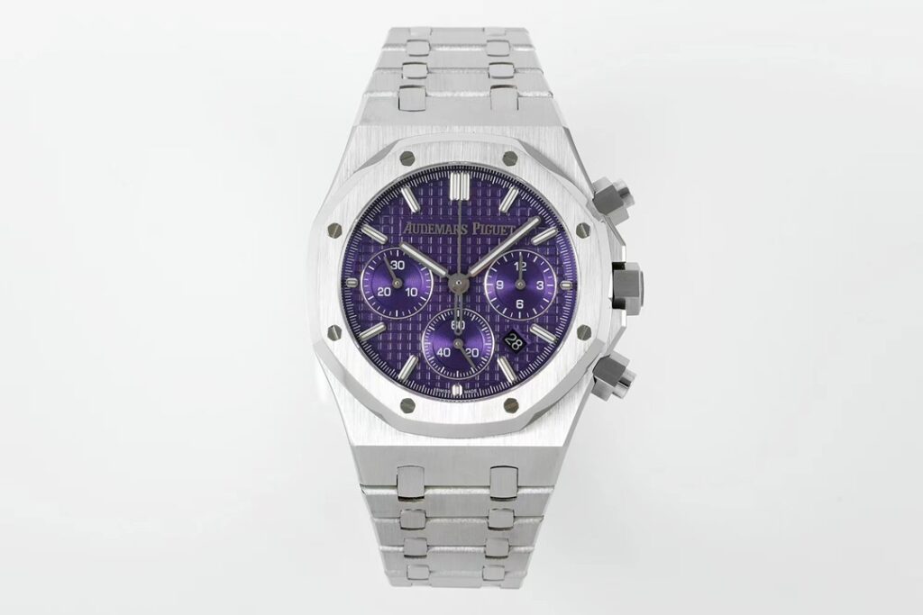 Đồng Hồ Audemars Piguet Royal Oak 26331ST Mặt Tím Replica 41mm (10)