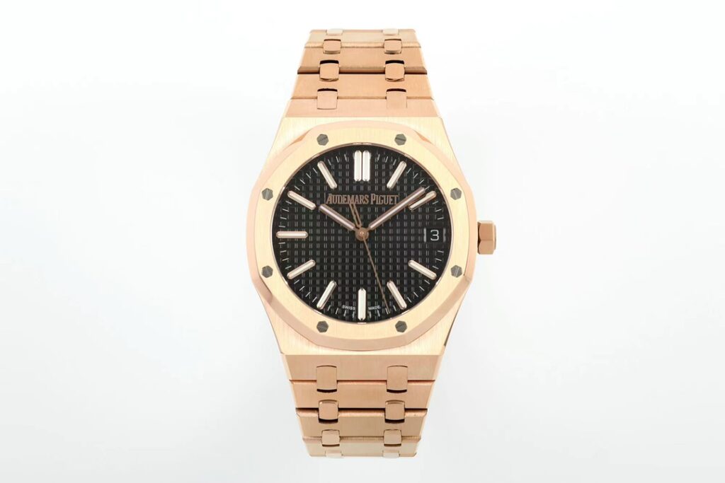 Đồng Hồ Audemars Piguet Royal Oak 50th 15510OR Mặt Đen Nhà Máy IP 41mm (7)