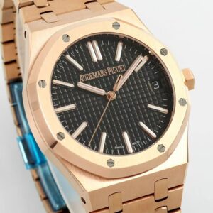 Đồng Hồ Audemars Piguet Royal Oak 50th 15510OR Mặt Đen Nhà Máy IP 41mm (7)