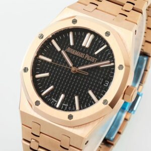 Đồng Hồ Audemars Piguet Royal Oak 50th 15510OR Mặt Đen Nhà Máy IP 41mm (7)