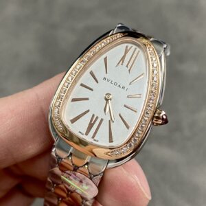 Đồng Hồ Bvlgari Serpenti Seduttori Nữ Đính Đá Dây Kim Loại 33mm (9)