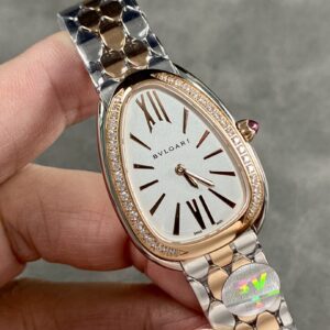 Đồng Hồ Bvlgari Serpenti Seduttori Nữ Đính Đá Dây Kim Loại 33mm (9)
