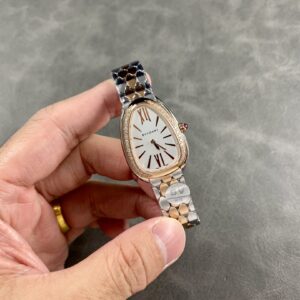 Đồng Hồ Bvlgari Serpenti Seduttori Nữ Đính Đá Dây Kim Loại 33mm (9)
