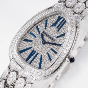 Đồng Hồ Bvlgari Serpenti Seduttori Nữ Đính Đá Màu Trắng Máy Pin 33mm (7)