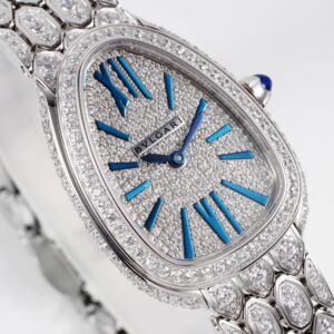 Đồng Hồ Bvlgari Serpenti Seduttori Nữ Đính Đá Màu Trắng Máy Pin 33mm (7)