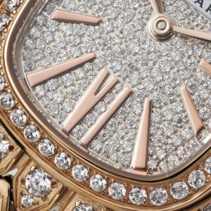 Đồng Hồ Bvlgari Serpenti Seduttori Nữ Đính Đá Màu Vàng Hồng Máy Pin 33mm (1)