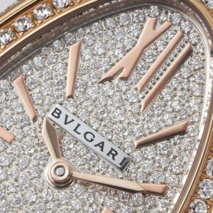 Đồng Hồ Bvlgari Serpenti Seduttori Nữ Đính Đá Màu Vàng Hồng Máy Pin 33mm (1)