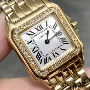 Đồng Hồ Cartier Panthère De Cartier Nữ Đính Đá Replica 27mm (8)