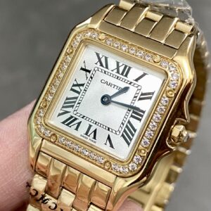 Đồng Hồ Cartier Panthère De Cartier Nữ Đính Đá Replica 27mm (8)