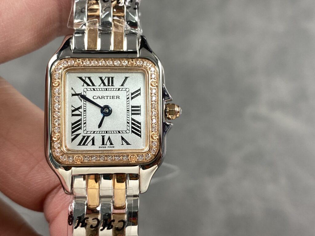 Đồng Hồ Cartier Panthère Demi Rose Gold Replica 22mm (7)
