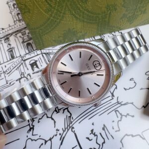 Đồng Hồ Gucci G-Timeless YA1265061 Nữ Dây Kim Loại Like Auth 29mm (1)