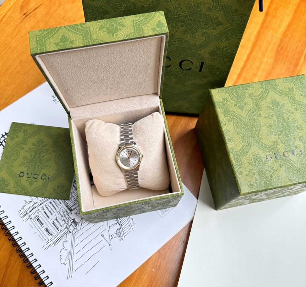 Đồng Hồ Gucci G-Timeless YA1265063 Siêu Cấp Dây Kim Loại 29mm (1)