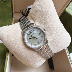 Đồng Hồ Gucci G-Timeless YA1265064 Like Auth Mặt Số Xà Cừ 29mm (9)