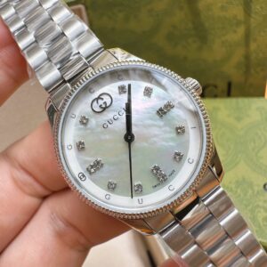 Đồng Hồ Gucci G-Timeless YA1265064 Like Auth Mặt Số Xà Cừ 29mm (9)