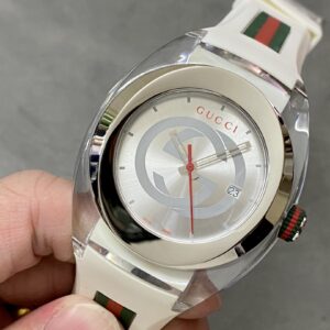 Đồng Hồ Gucci SYNC XXL Swiss White Striped Siêu Cấp 45mm (1)