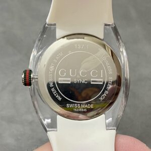 Đồng Hồ Gucci SYNC XXL Swiss White Striped Siêu Cấp 45mm (1)
