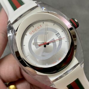 Đồng Hồ Gucci SYNC XXL Swiss White Striped Siêu Cấp 45mm (1)