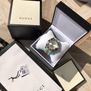 Đồng Hồ Gucci YA136351 Dive Nam Siêu Cấp Dây Cao Su 40mm (9)
