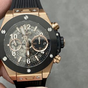 Đồng Hồ Hublot Big Bang Unico King Gold Black Ceramic Nhà Máy BBF 42mm (6)