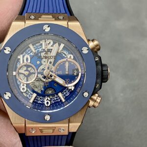 Đồng Hồ Hublot Big Bang Unico King Gold Blue Ceramic Nhà Máy BBF 42mm (1)