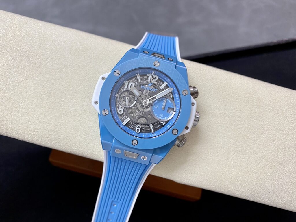 Đồng Hồ Hublot Big Bang Unico Sky Blue Ceramic Nhà Máy BBF 42mm (2)