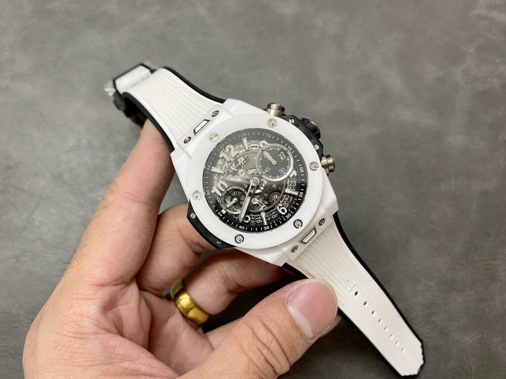 Đồng Hồ Hublot Big Bang Unico White Ceramic Chế Tác Nhà Máy BBF 42mm (2)