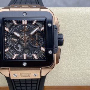 Đồng Hồ Hublot Square Bang Unico King Gold Ceramic Nhà Máy BBF 42mm (1)