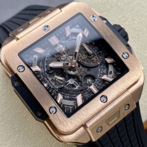 Đồng Hồ Hublot Square Bang Unico King Gold Replica Nhà Máy BBF 42mm (9)