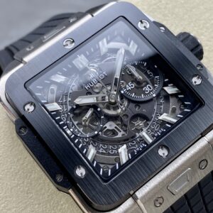 Đồng Hồ Hublot Square Bang Unico Titanium Ceramic Nhà Máy BBF 42mm (7)